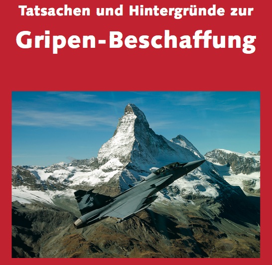 Broschüre: Tatsachen und Hintergründe zur Gripen-Beschaffung